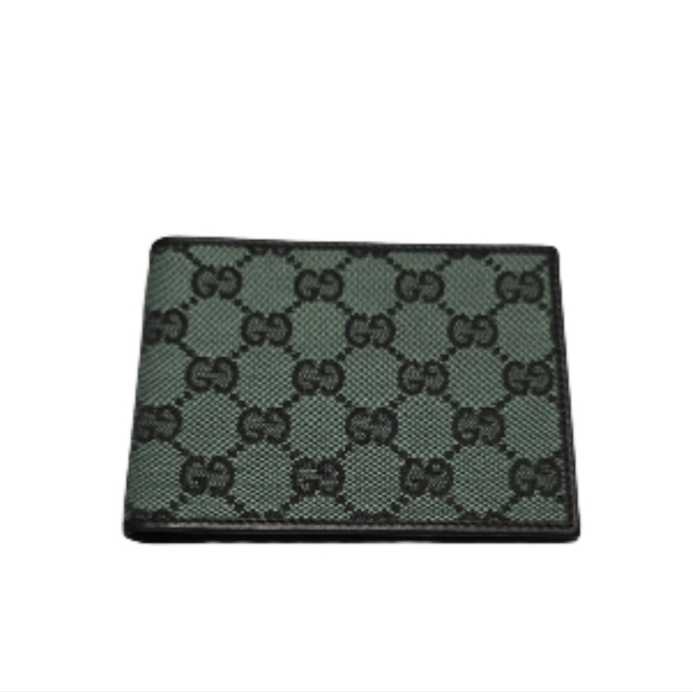 Gucci Men's GG Canvas Large Bi-Fold Wallet In Box